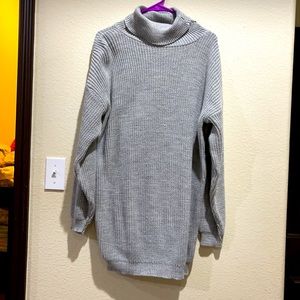 Turtle Neck Sweater Dress